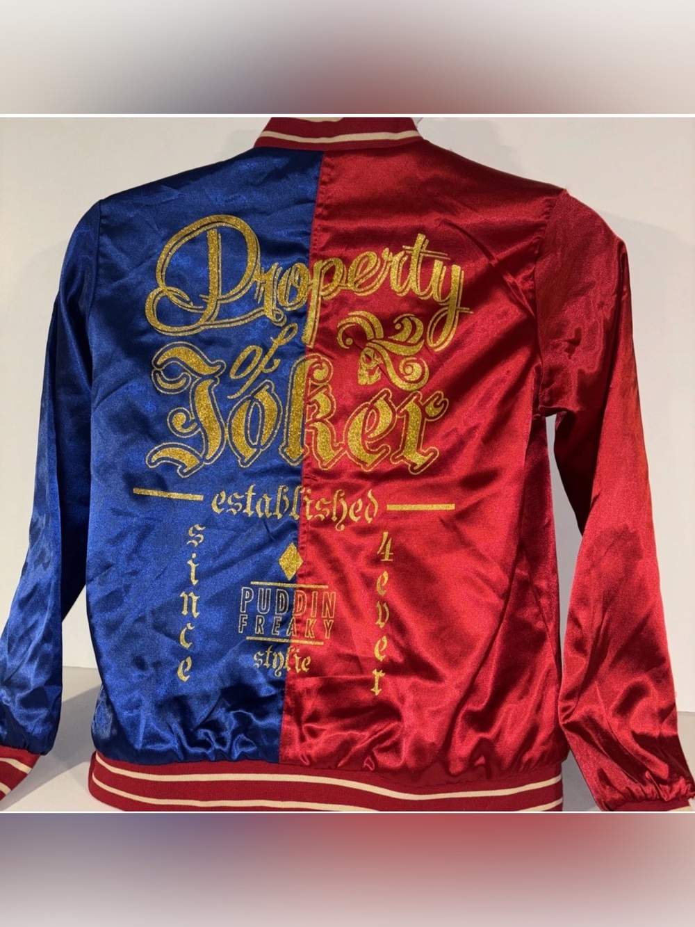 Harley Quinn Suicide Squad Bomber Jacket Like New